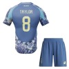 Maillot de Supporter Ajax Amsterdam Kenneth Taylor 8 Extérieur 2024-25 Pour Enfant